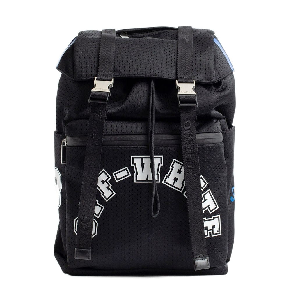 New rare Off White outside hiking mesh back pack